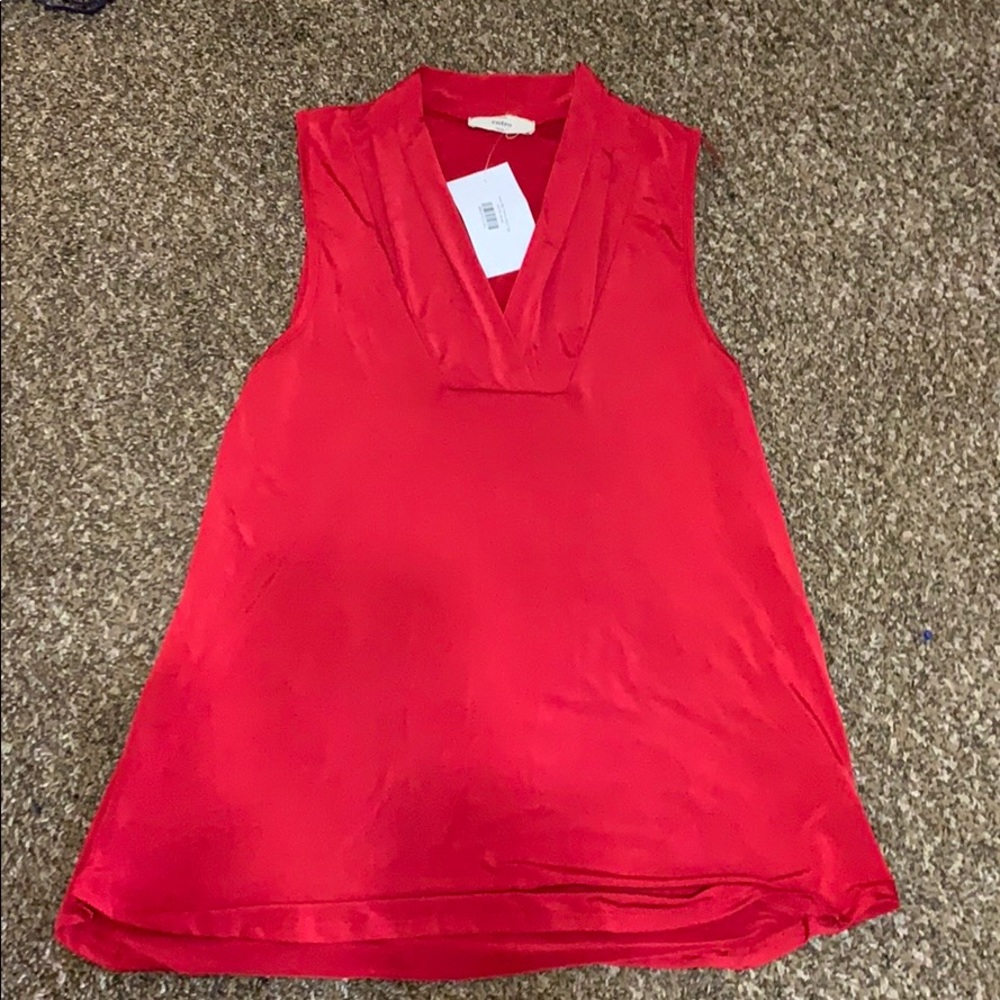 Red tank top